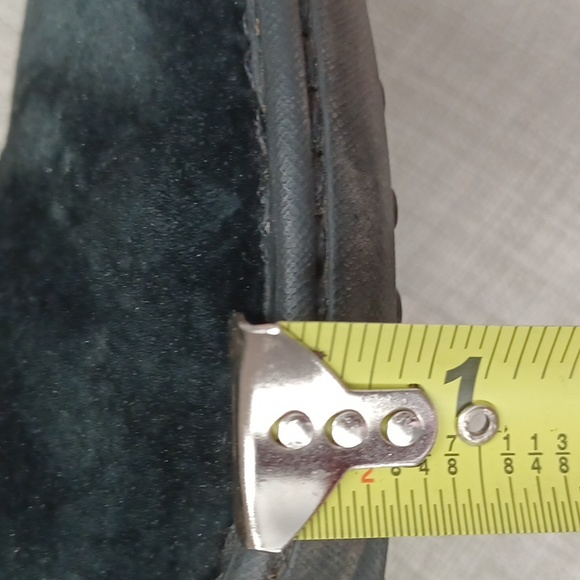 UGG Australia Wedge Heeled Shearling Lined Clogs Black Suede Size 9 - Picture 15 of 15